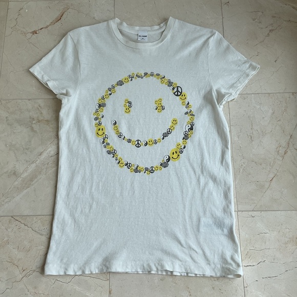 Re/Done women’s Smile T-shirt - Picture 6 of 10